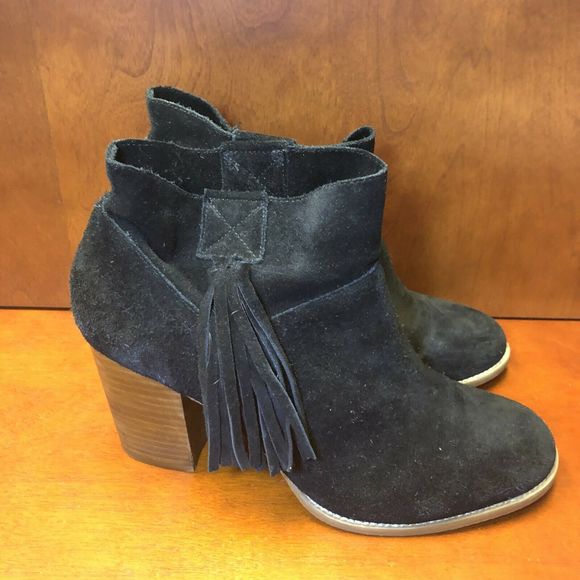 CROWN VINTAGE RAFFA WESTERN BOOTIE Black 9.5 M - Picture 3 of 8